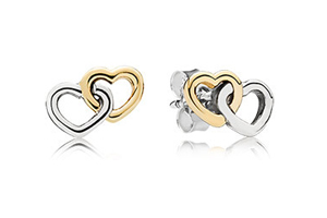 Pandora Earrings – Heart to Heart Pandora Earrings - Heart to Heart