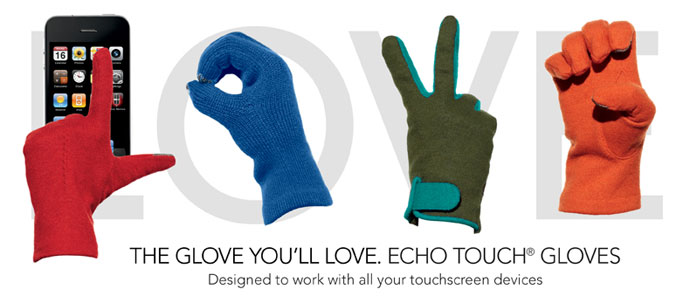 echo touch gloves iphone