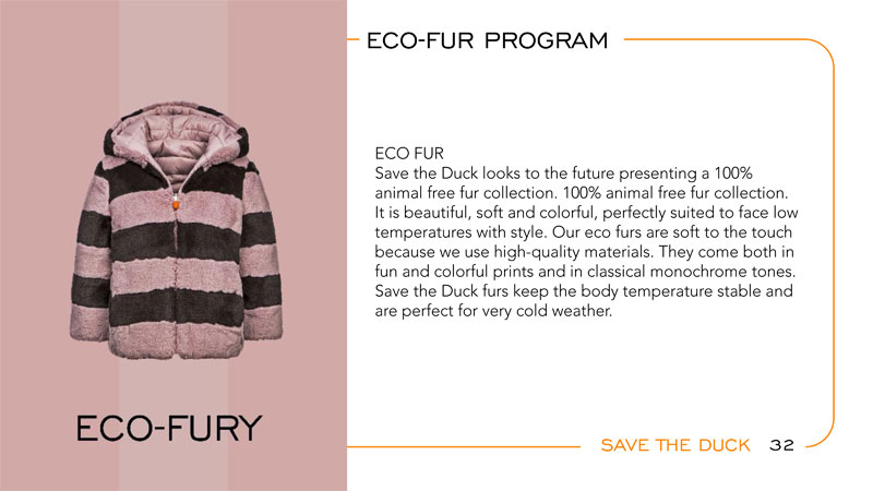 Save The Duck Eco-Fur Program