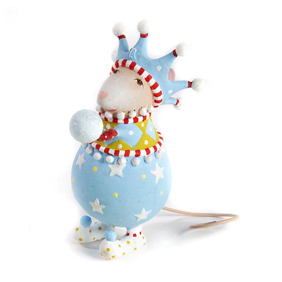 31122Dash Away John Snowball Mouse Ornament