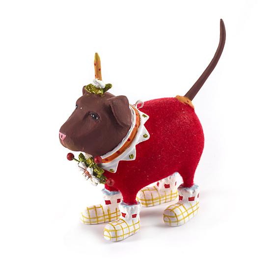 31207Lola Chocolate Lab Mini Ornament