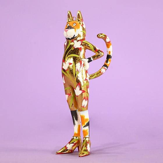 31338Candy Calico Catsuit Ornament