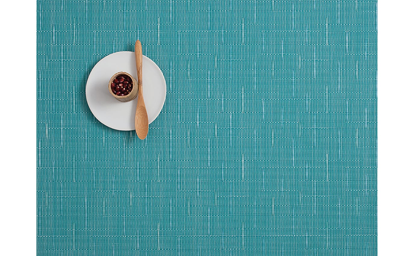 Bamboo Rectangle Teal 14X19