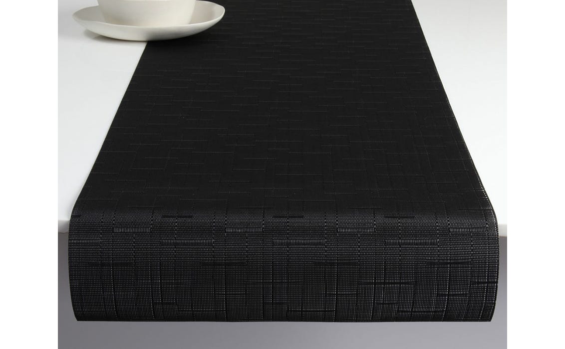 Bamboo Runner Jet Black 14X72
