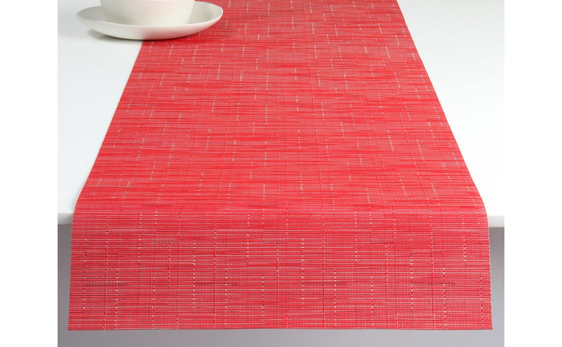 Bamboo Runner Poppy 14X72