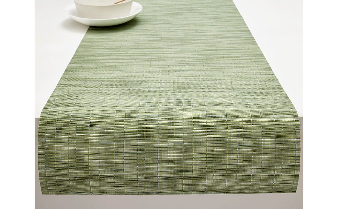 Bamboo Runner Spring Green 14X72