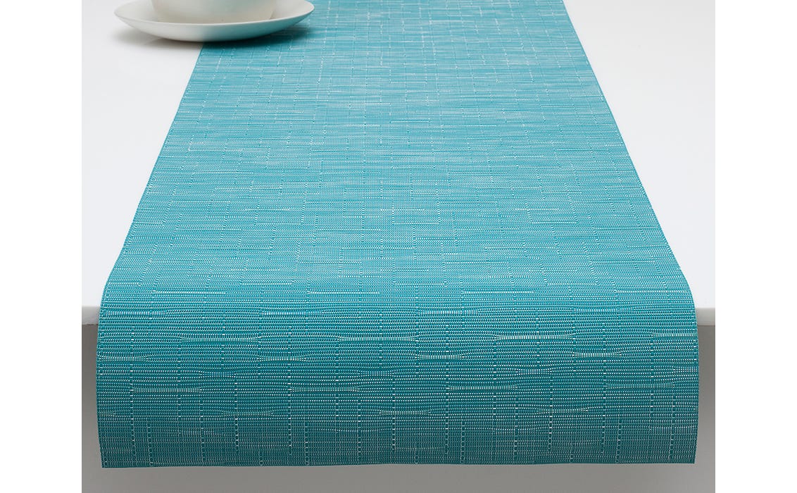 Bamboo Runner Teal 14X72