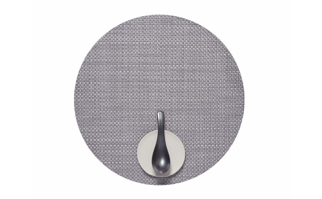 Basketweave Round Shadow 15 Diameter