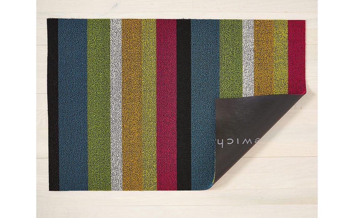 Bold Stripe Shag Mats Multi Big Mat 36X60