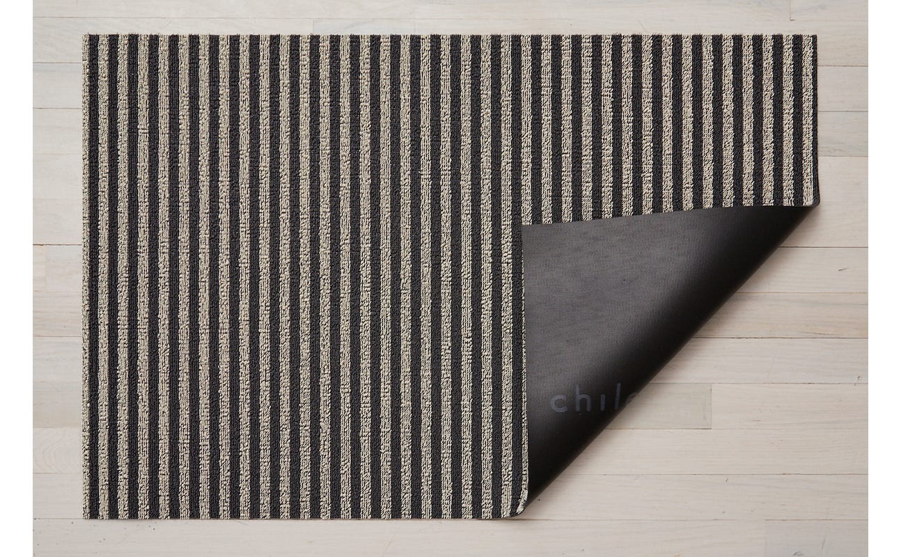 Breton Stripe Shag Mat Gravel Big Mat 36X60