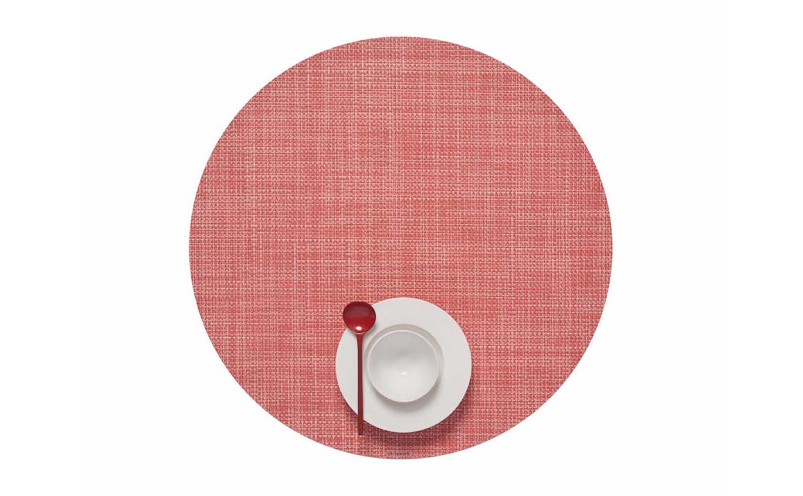Mini Basketweave Round Guava 15 Diameter