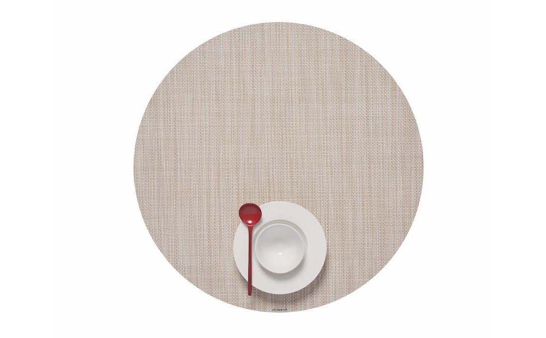 Mini Basketweave Round Parchment 15 Diameter