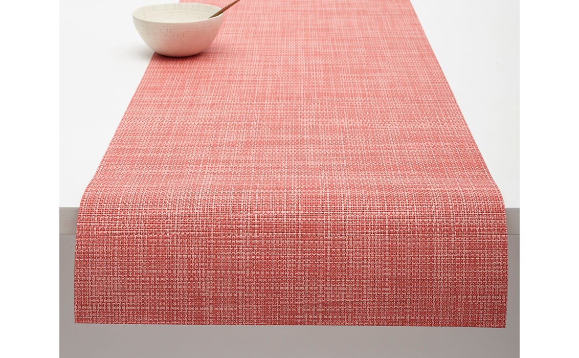 Mini Basketweave Runner Guava 14X72