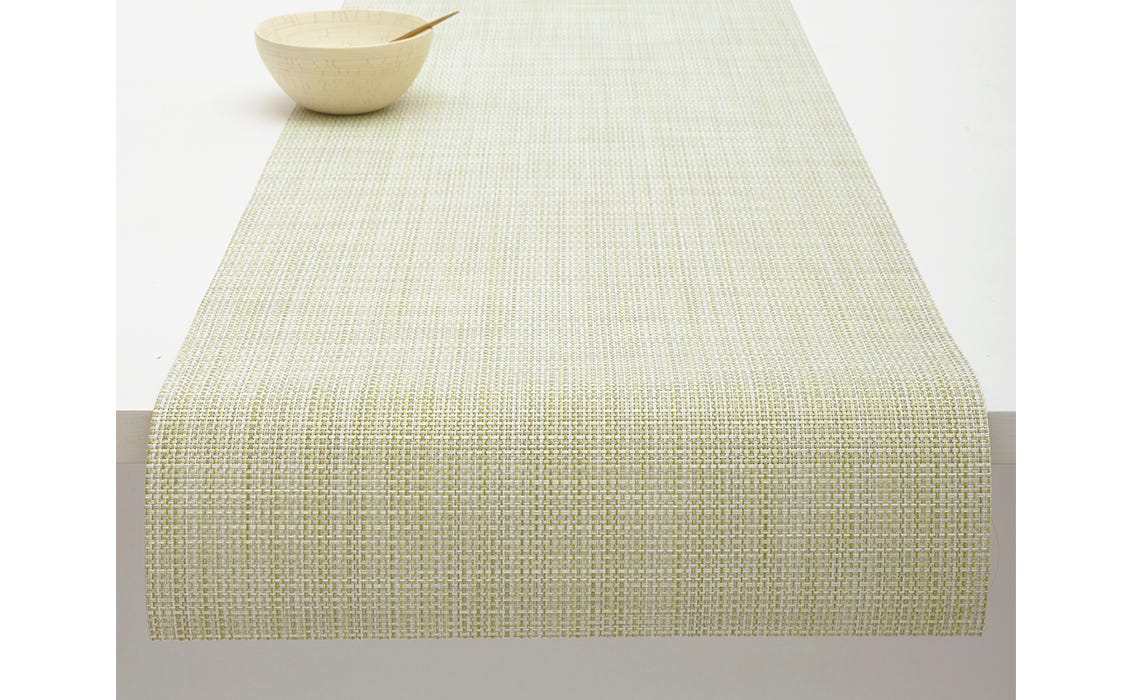 Mini Basketweave Runner Matcha 14X72