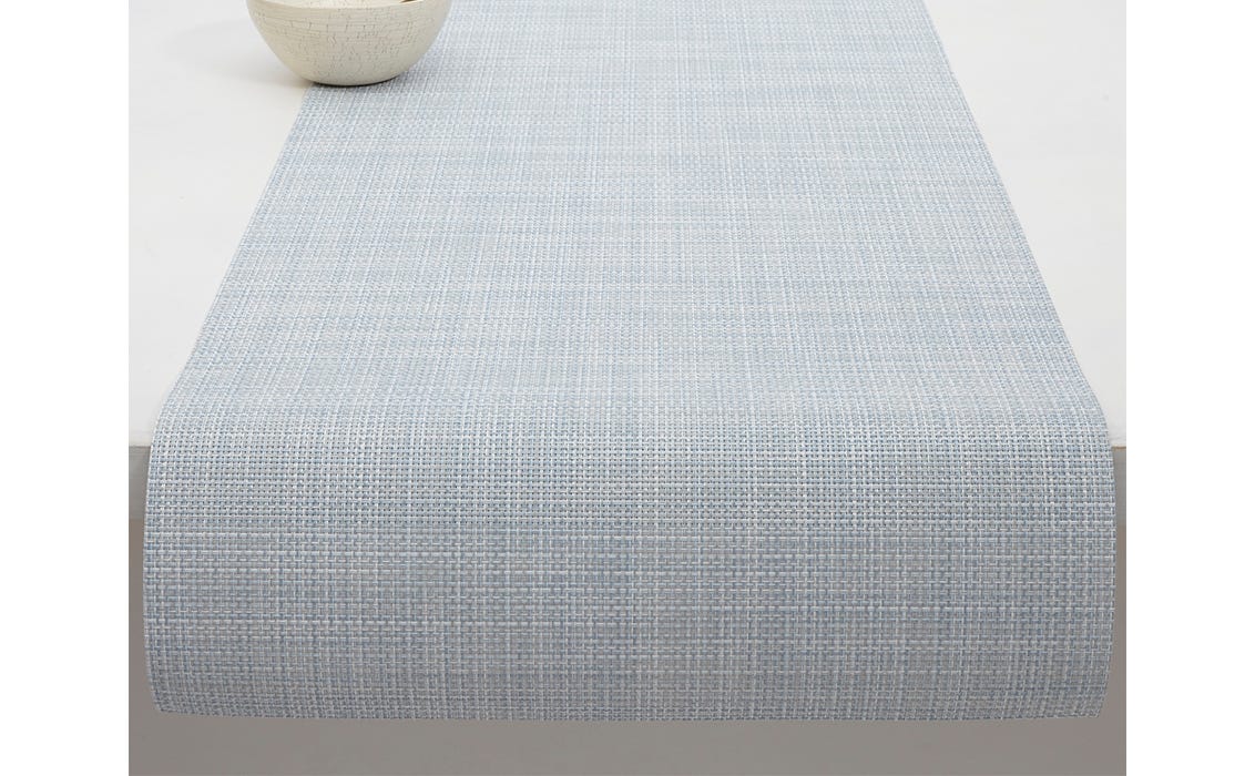 Mini Basketweave Runner Sky 14X72