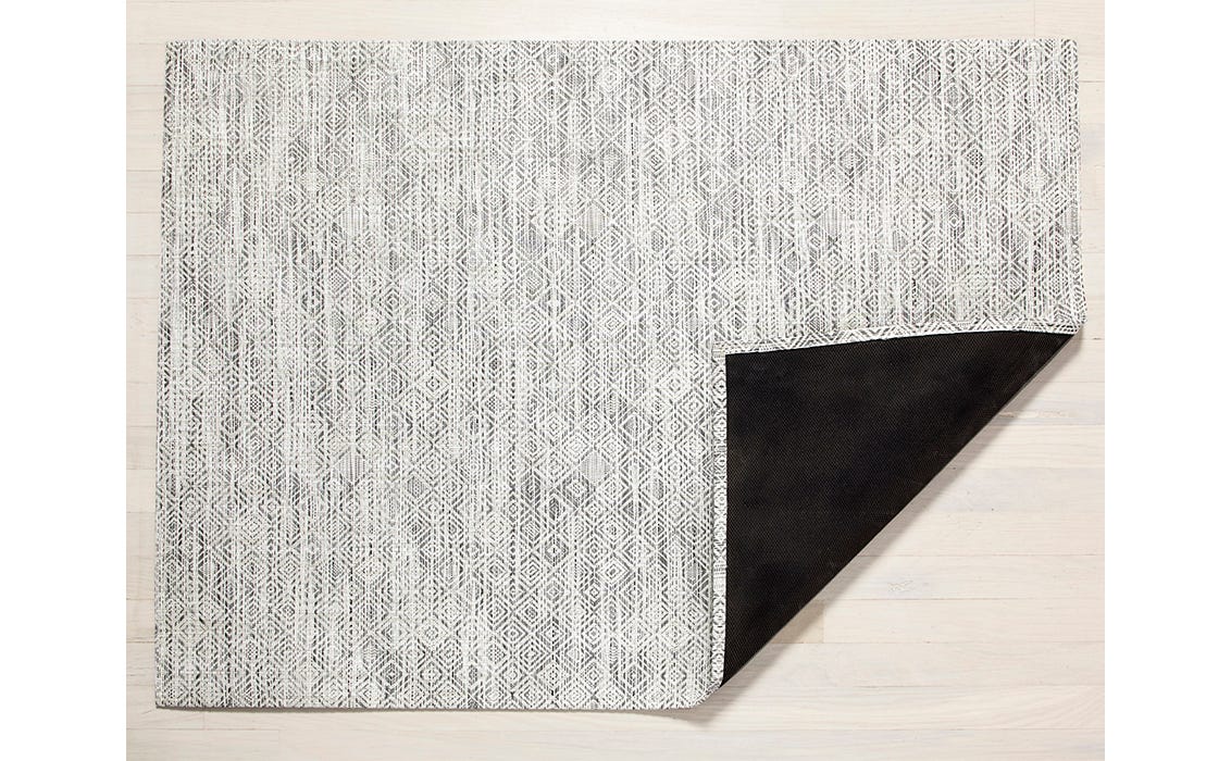 Mosaic Woven Floor Mats White Black X-Large 72X106