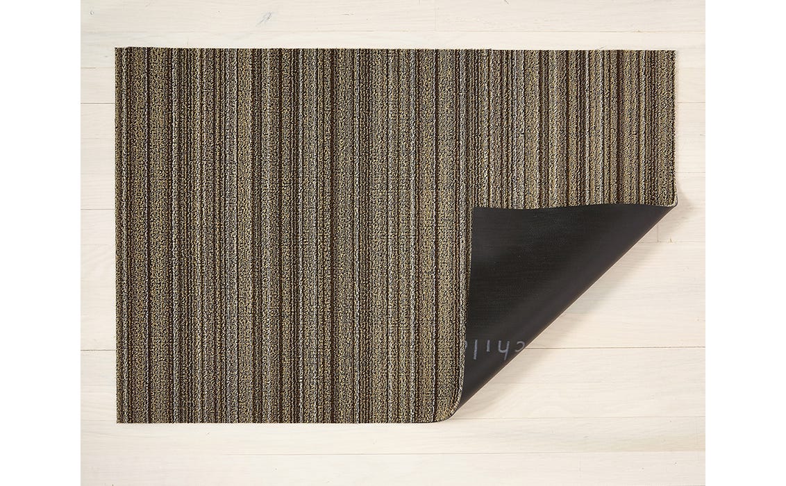 Skinny Stripe Shag Mats Mushroom Big Mat 36X60