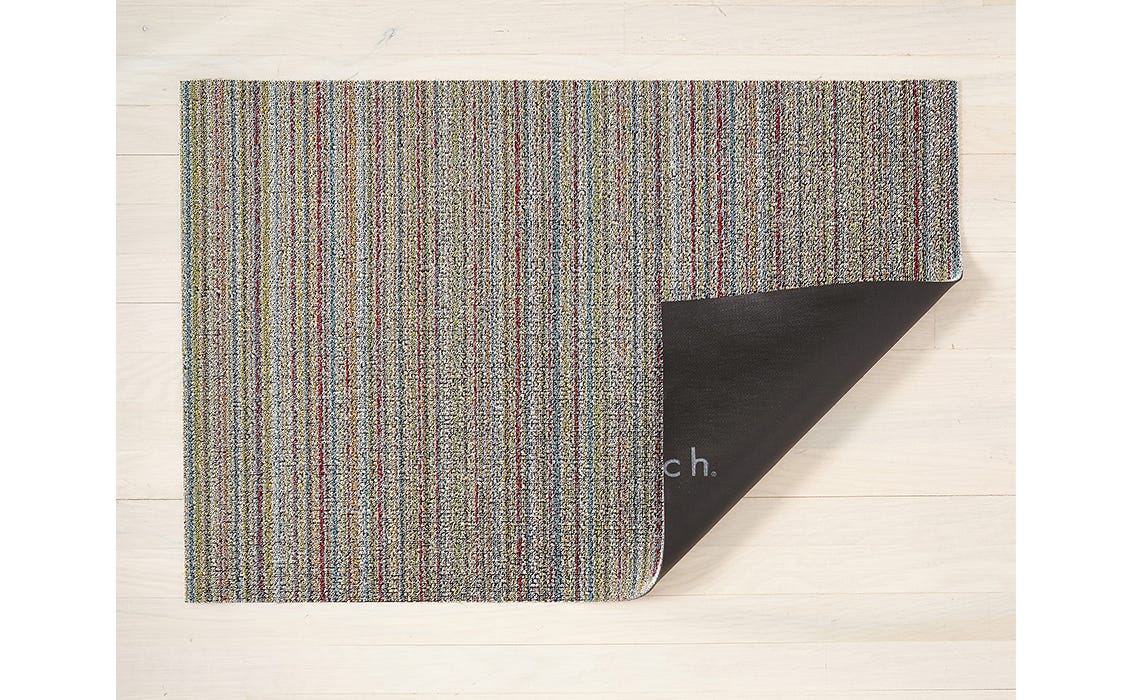 Skinny Stripe Shag Mats Soft Multi Big Mat 36X60
