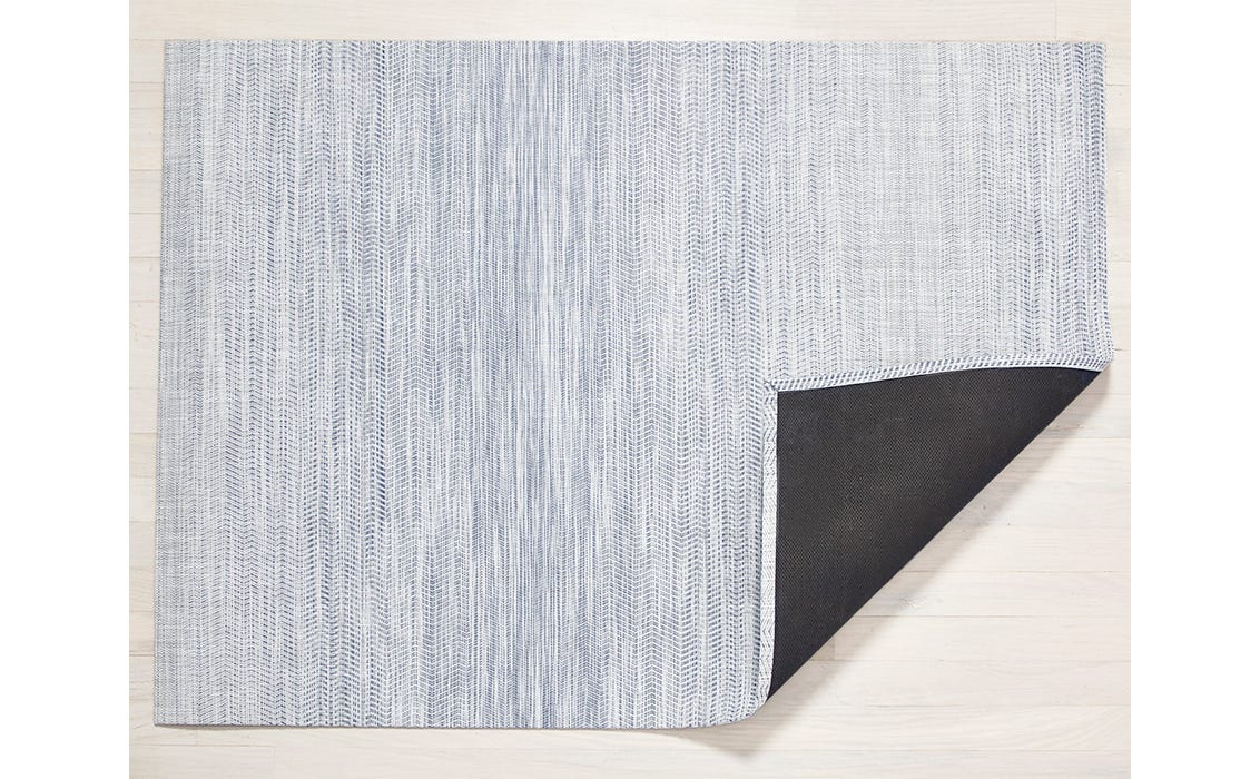 Wave Woven Floor Mats Blue Large 46X72