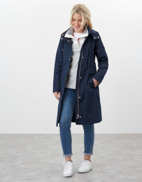 Joules blue 2025 charlton waterproof parka