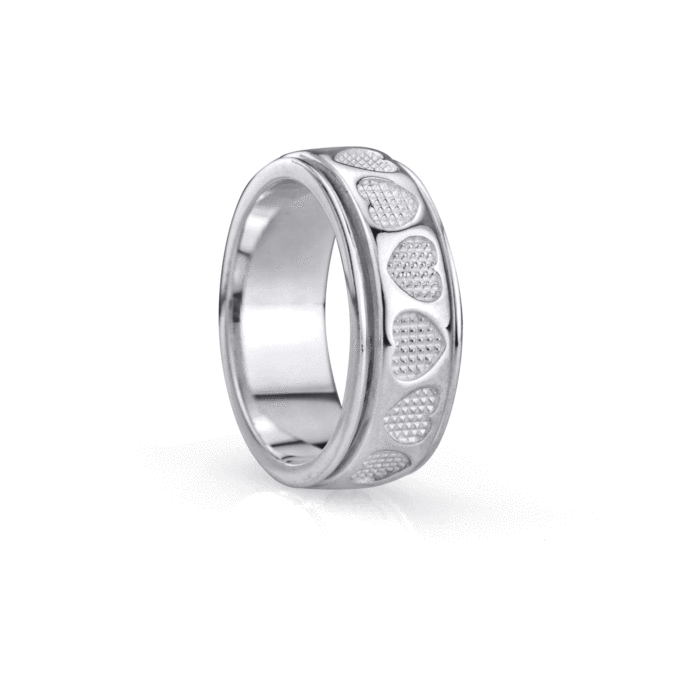 MeditationRing Silver Serenity Collection Maya