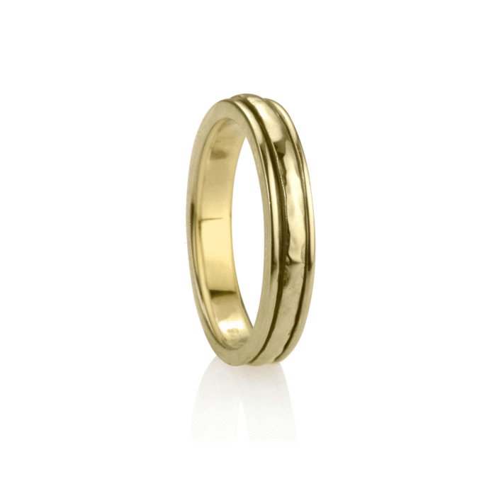 MeditationRing Stackable 14KT Gold Vermeil Collection Prana YGV